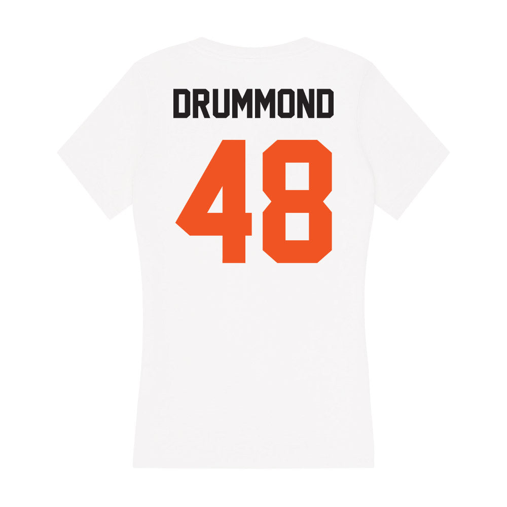 Oklahoma State - NCAA Football : Bryce Drummond - Women's V-Neck T-Shirt-1