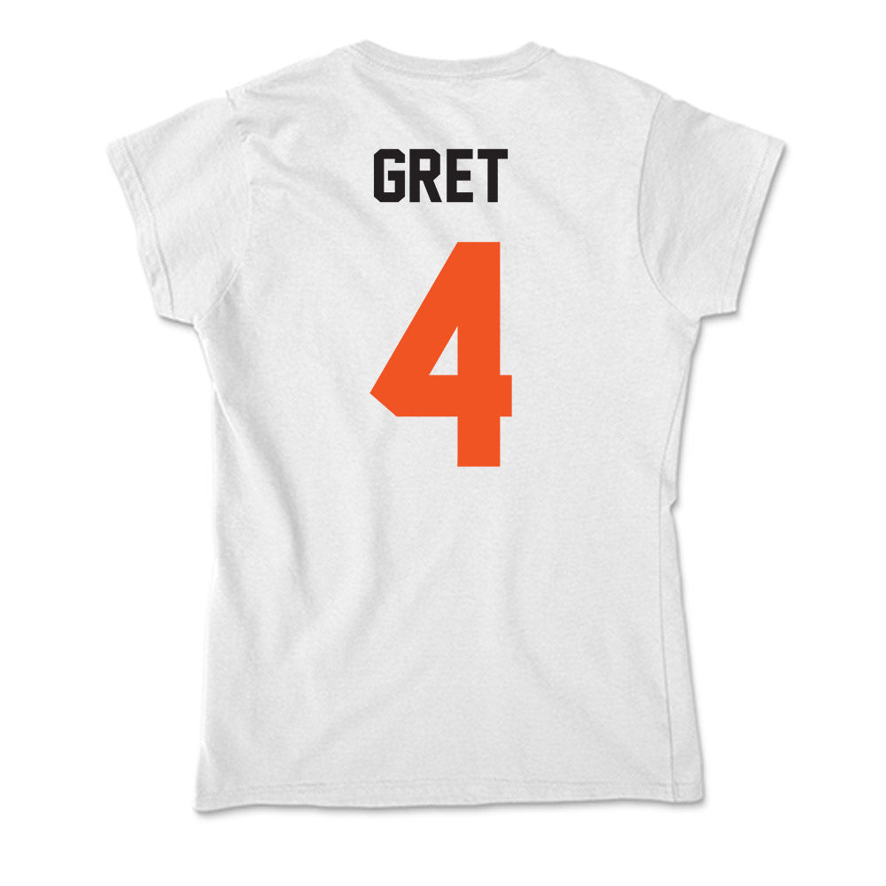 Oklahoma State - NCAA Women's Basketball : Anna Gret - Soft Style Women’s T-Shirt-1