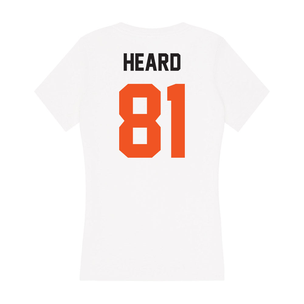 Oklahoma State - NCAA Football : camron Heard - Women's V-Neck T-Shirt-1