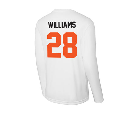 Oklahoma State - NCAA Football : Elijah Williams - Activewear Long Sleeve T-Shirt