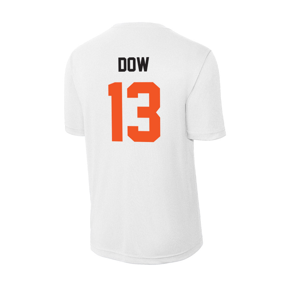 Oklahoma State - NCAA Men's Basketball : Connor Dow - Activewear T-Shirt-1