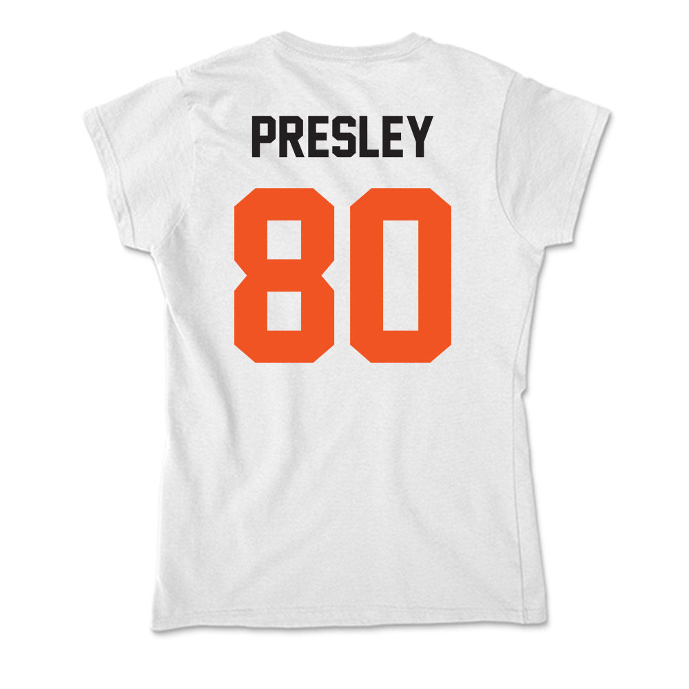 Oklahoma State - NCAA Football : Brennan Presley - Soft Style Women’s T-Shirt-1