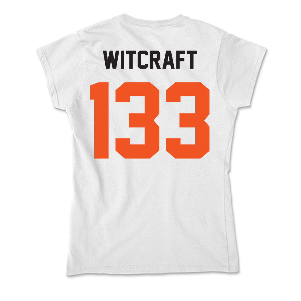 Oklahoma State - NCAA Wrestling : Reece Witcraft - Soft Style Women’s T-Shirt-1