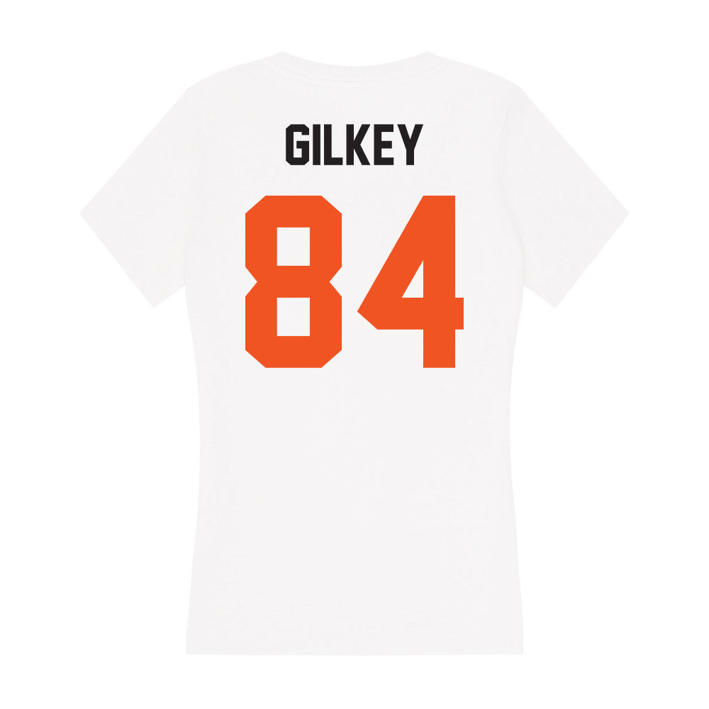 Oklahoma State - NCAA Football : Mason Gilkey - Women's V-Neck T-Shirt-1