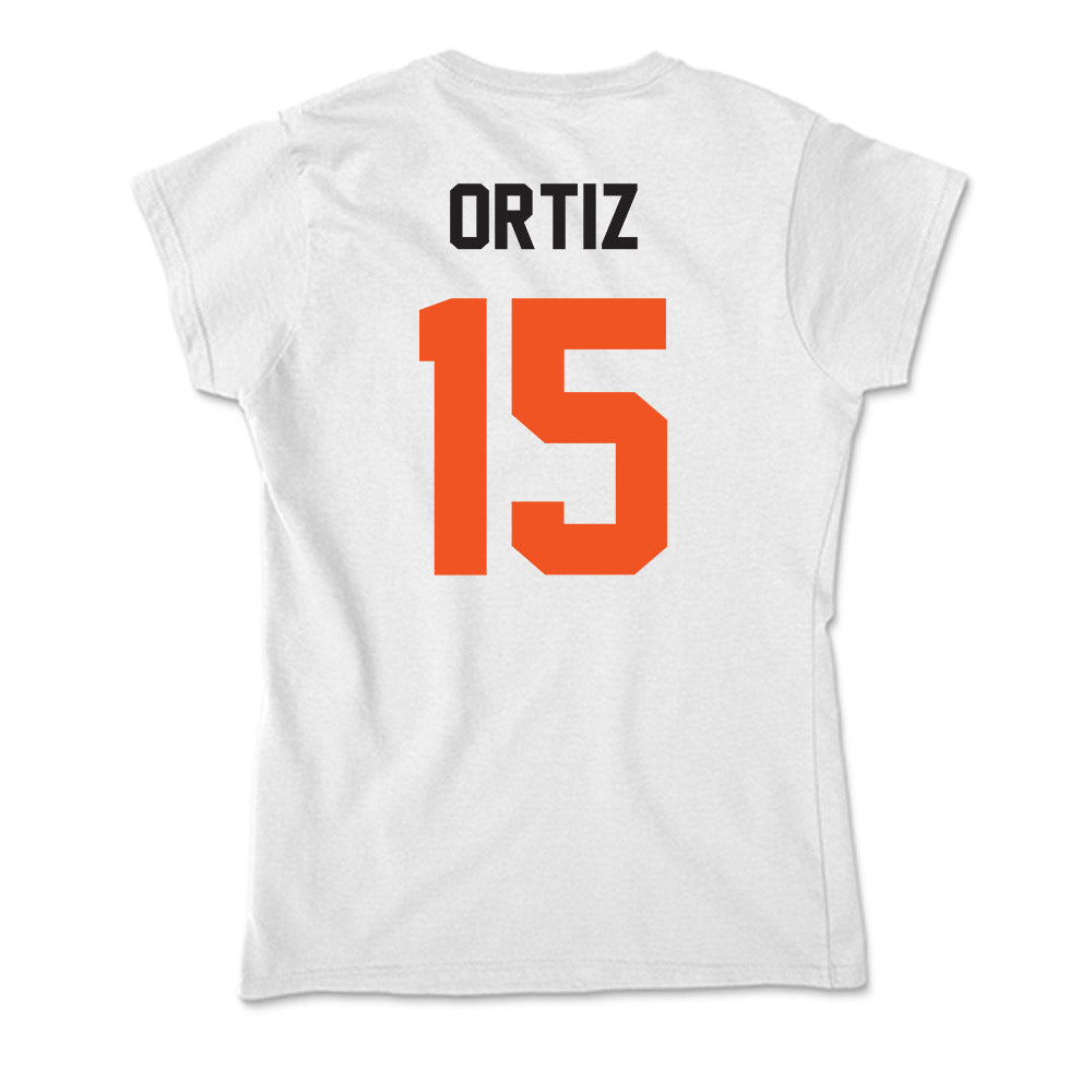 Oklahoma State - NCAA Baseball : Avery Ortiz - Soft Style Women’s T-Shirt-1