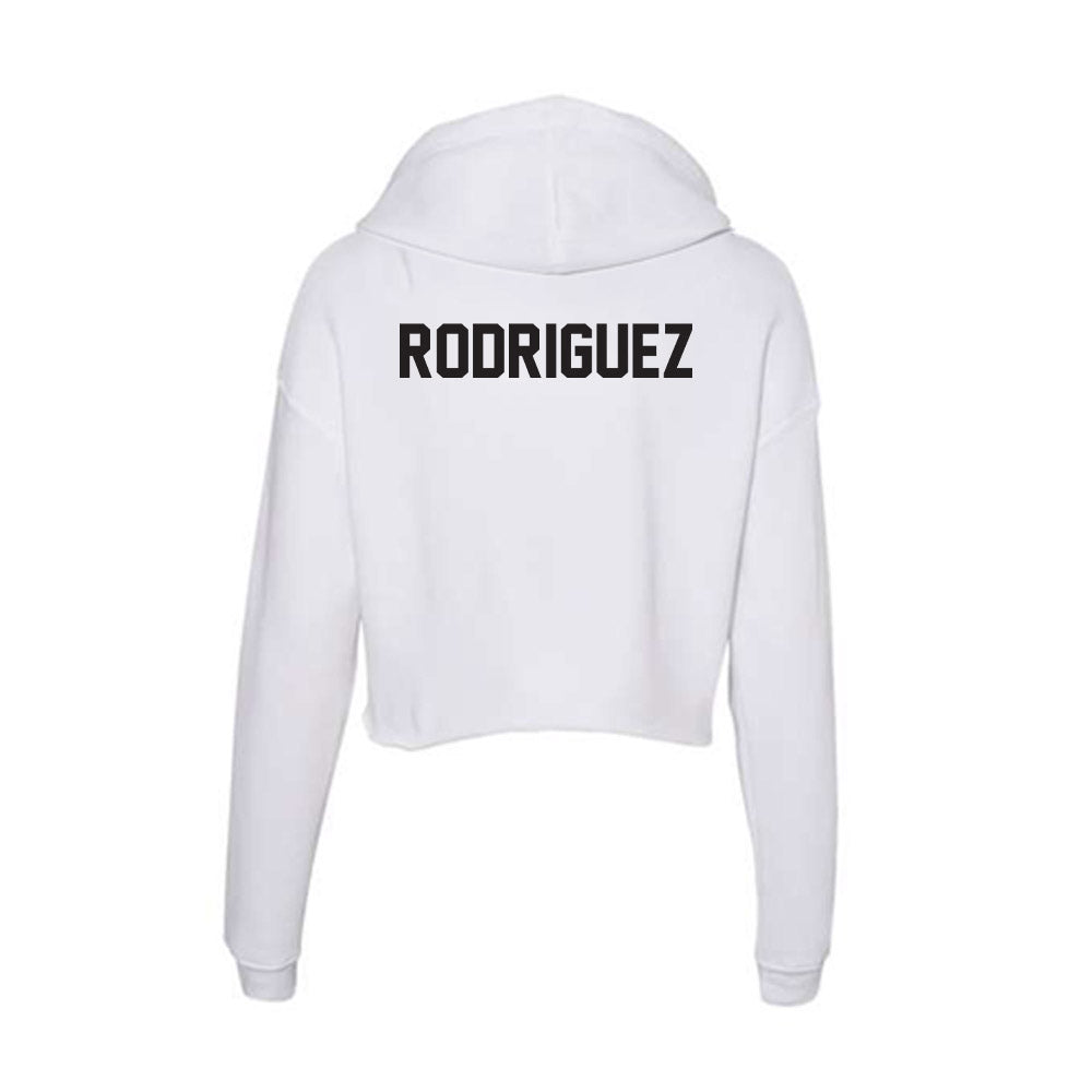 Oklahoma State - NCAA Women's Track & Field : Krystal Rodriguez - Women's Crop Fleece Hoodie-1