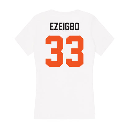 Oklahoma State - NCAA Football : Obi Ezeigbo - Women's V-Neck T-Shirt-1