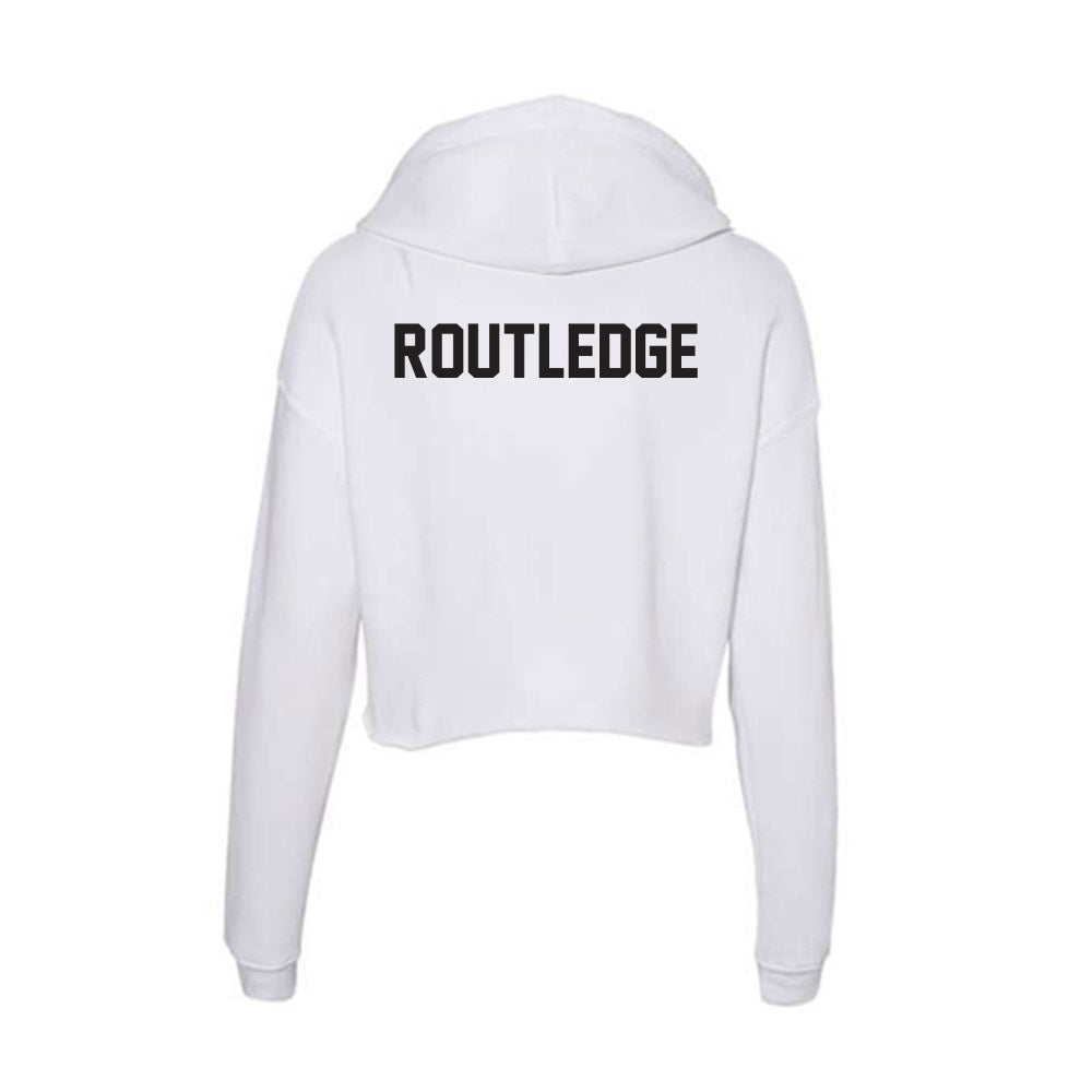 Oklahoma State - NCAA Wrestling : Kody Routledge - Women's Crop Fleece Hoodie-1
