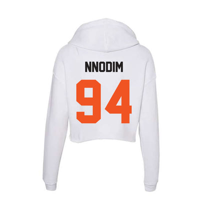 Oklahoma State - NCAA Football : Armstrong Nnodim - Women's Crop Fleece Hoodie-1