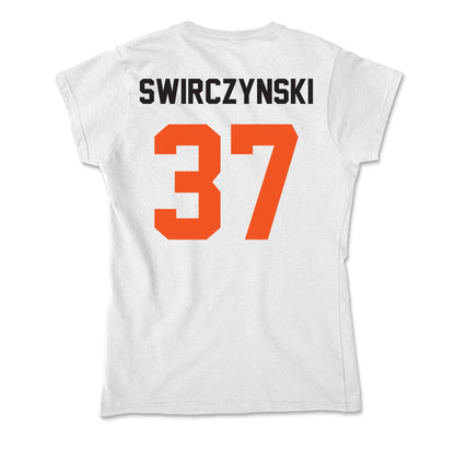 Oklahoma State - NCAA Football : Seth Swirczynski - Soft Style Women’s T-Shirt-1