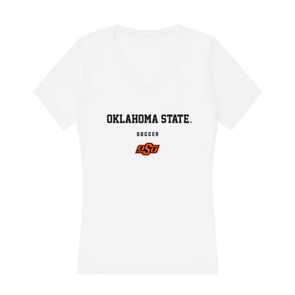 Oklahoma State - NCAA Women's Soccer : Chloe Joseph - Women's V-Neck T-Shirt-0