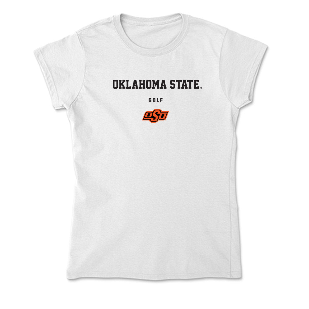 Oklahoma State - NCAA Women's Golf : Ellie Bushnell - Soft Style Women’s T-Shirt-0