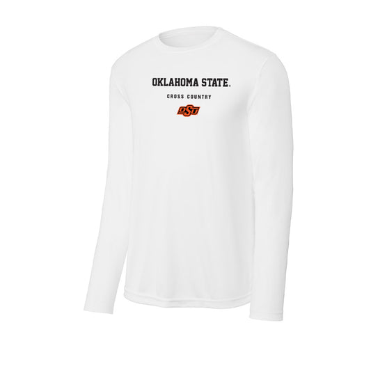Oklahoma State - NCAA Men's Cross Country : Ethan Stovall - Activewear Long Sleeve T-Shirt-0
