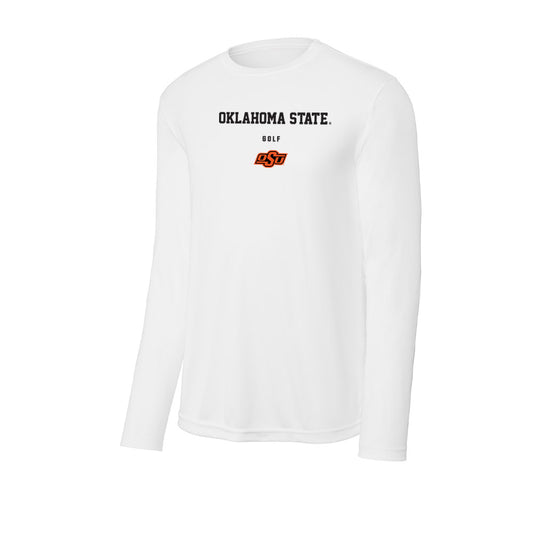 Oklahoma State - NCAA Men's Golf : Hazen Newman - Activewear Long Sleeve T-Shirt-0