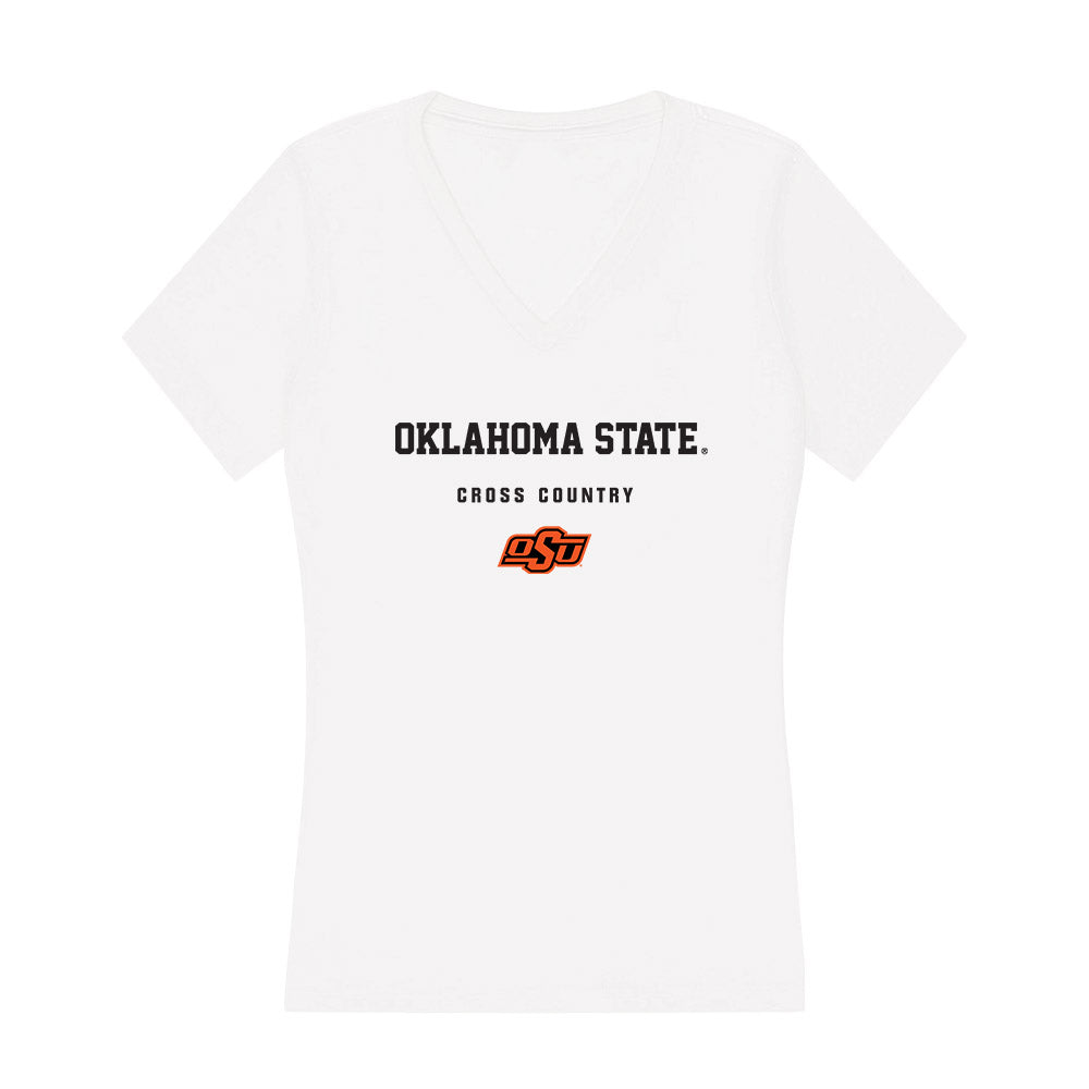 Oklahoma State - NCAA Women's Cross Country : Annie Molenhouse - Women's V-Neck T-Shirt-0