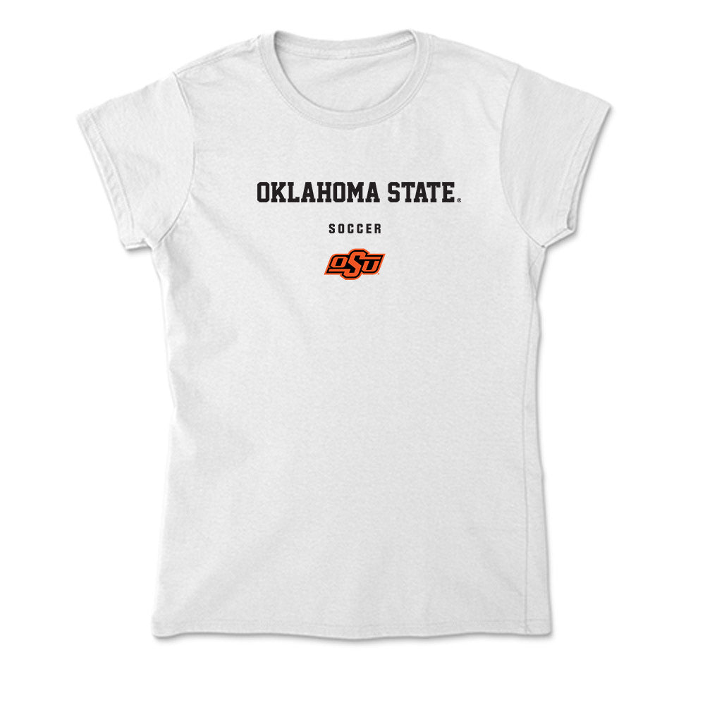 Oklahoma State - NCAA Women's Soccer : Emma Alvord - Soft Style Women’s T-Shirt-0