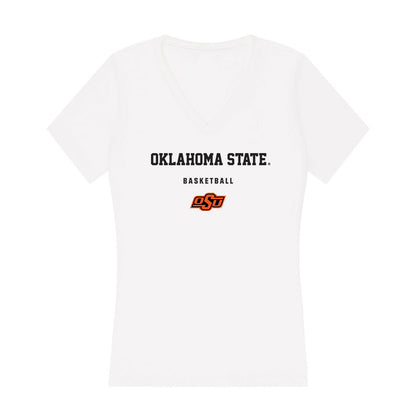 Oklahoma State - NCAA Women's Basketball : Haleigh Timmer - Women's V-Neck T-Shirt-0
