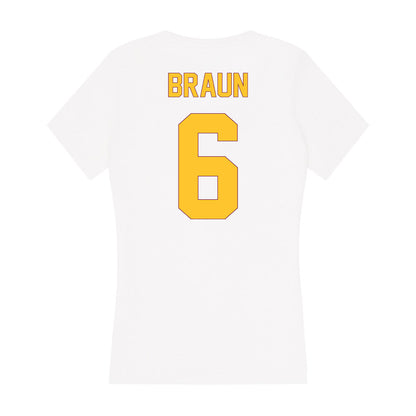 Arizona State - NCAA Men's Basketball : Connor Braun - Classic Shersey Women's V-Neck T-Shirt-1