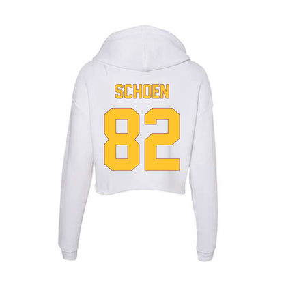 Arizona State - NCAA Men's Ice Hockey : Charlie Schoen - Classic Shersey Women's Crop Fleece Hoodie-1