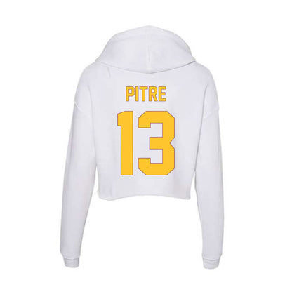 Arizona State - NCAA Football : Roman Pitre - Classic Shersey Women's Crop Fleece Hoodie-1