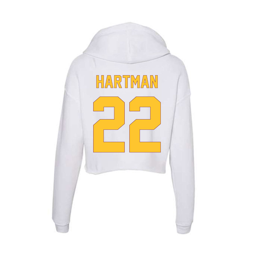 Arizona State - NCAA Women's Soccer : Oona Hartman - Classic Shersey Women's Crop Fleece Hoodie-1