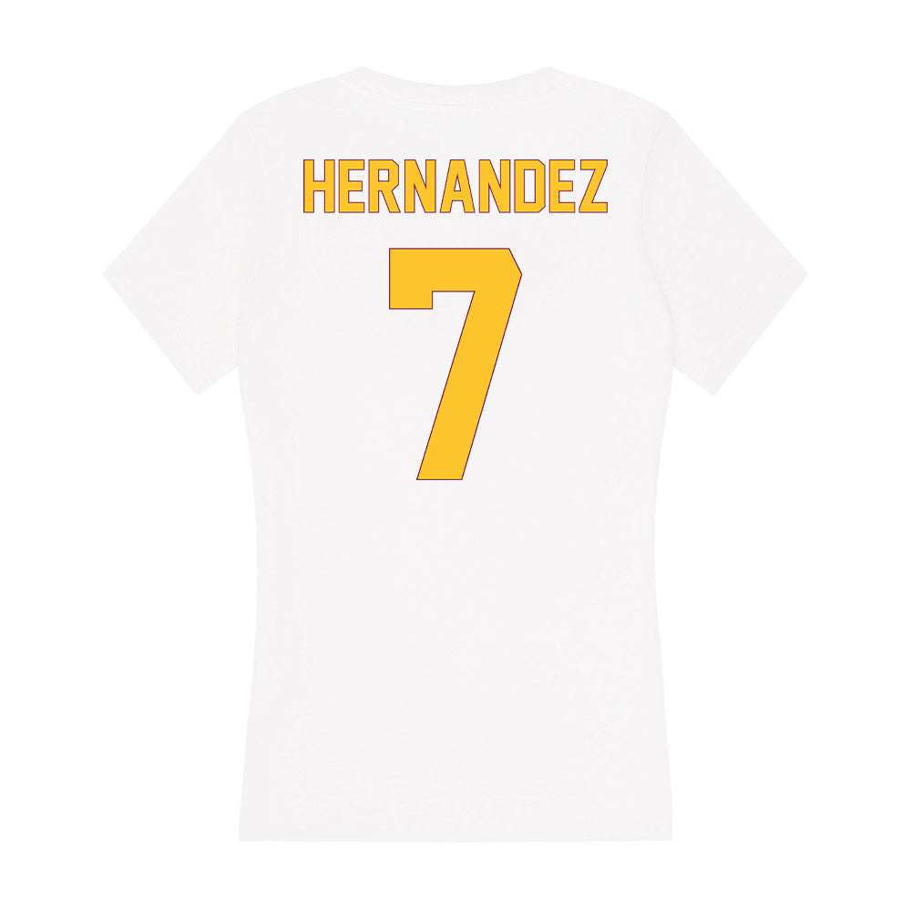 Arizona State - NCAA Baseball : Jonathon Hernandez - Classic Shersey Women's V-Neck T-Shirt-1