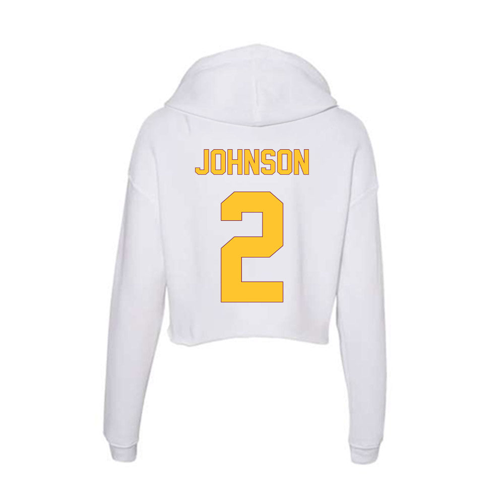 Arizona State - NCAA Men's Basketball : Anthony Johnson - Classic Shersey Women's Crop Fleece Hoodie-1