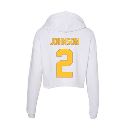 Arizona State - NCAA Men's Basketball : Anthony Johnson - Classic Shersey Women's Crop Fleece Hoodie-1