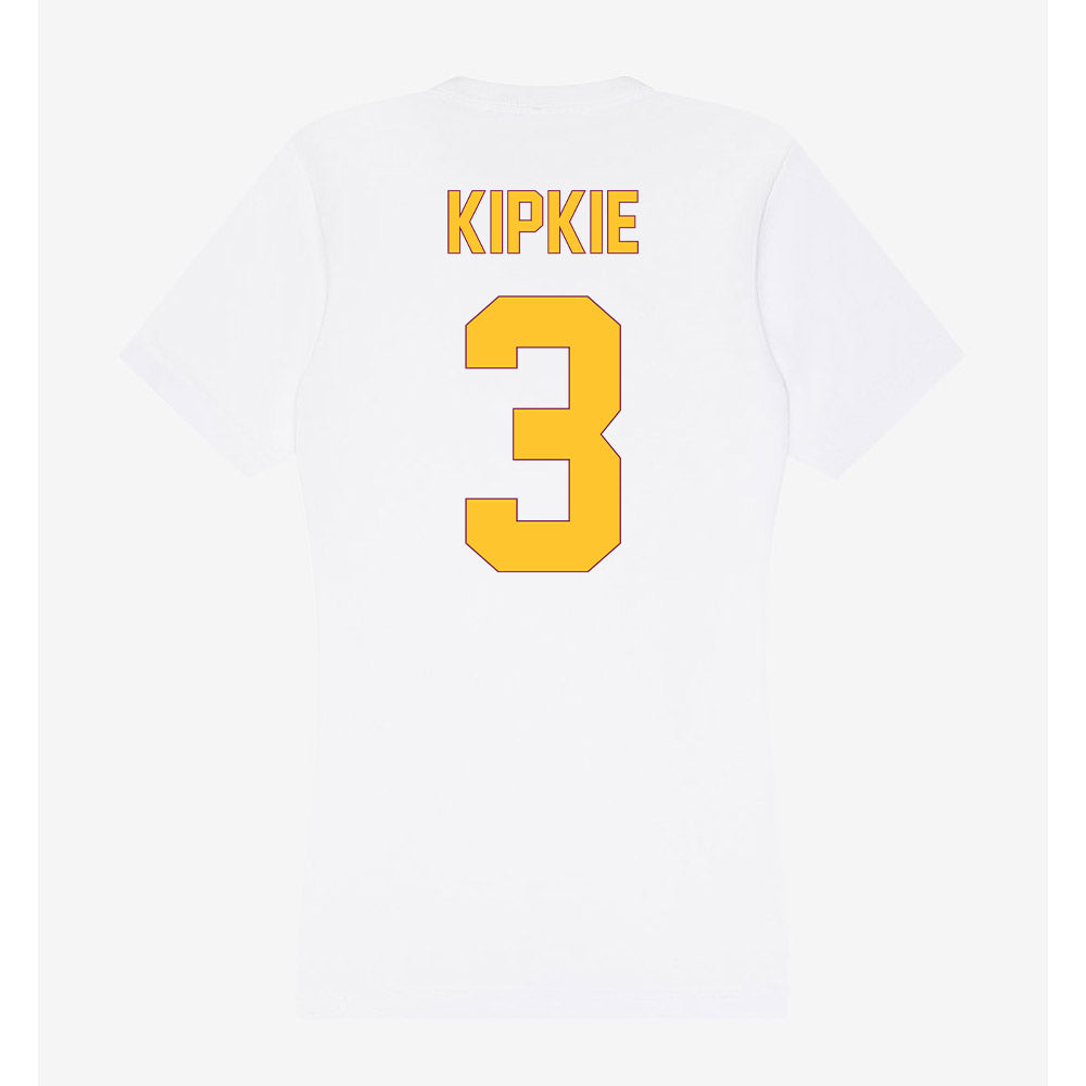Arizona State - NCAA Men's Ice Hockey : Justin Kipkie - Classic Shersey Women's V-Neck T-Shirt-1