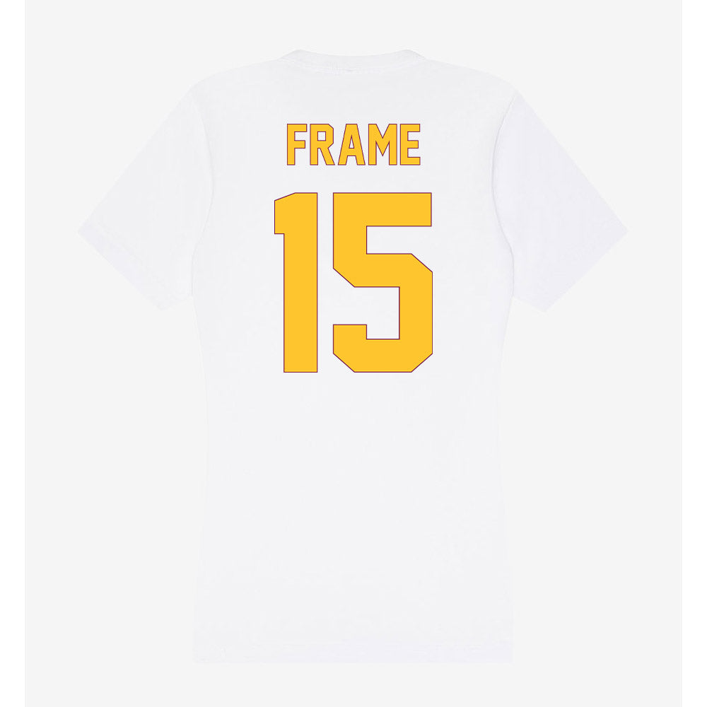 Arizona State - NCAA Women's Volleyball : Faith Frame - Classic Shersey Women's V-Neck T-Shirt-1