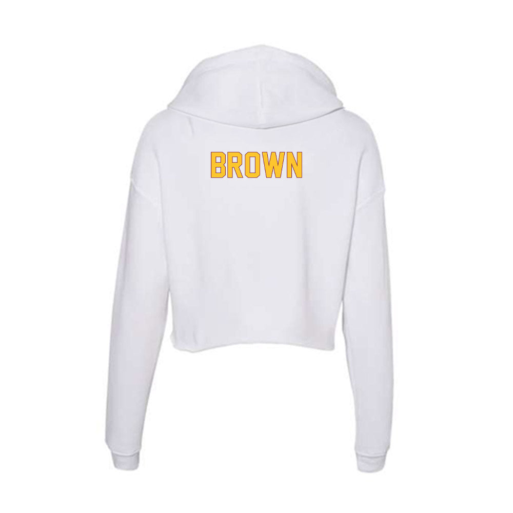 Arizona State - NCAA Triathlon : Britney Brown - Classic Shersey Women's Crop Fleece Hoodie-1