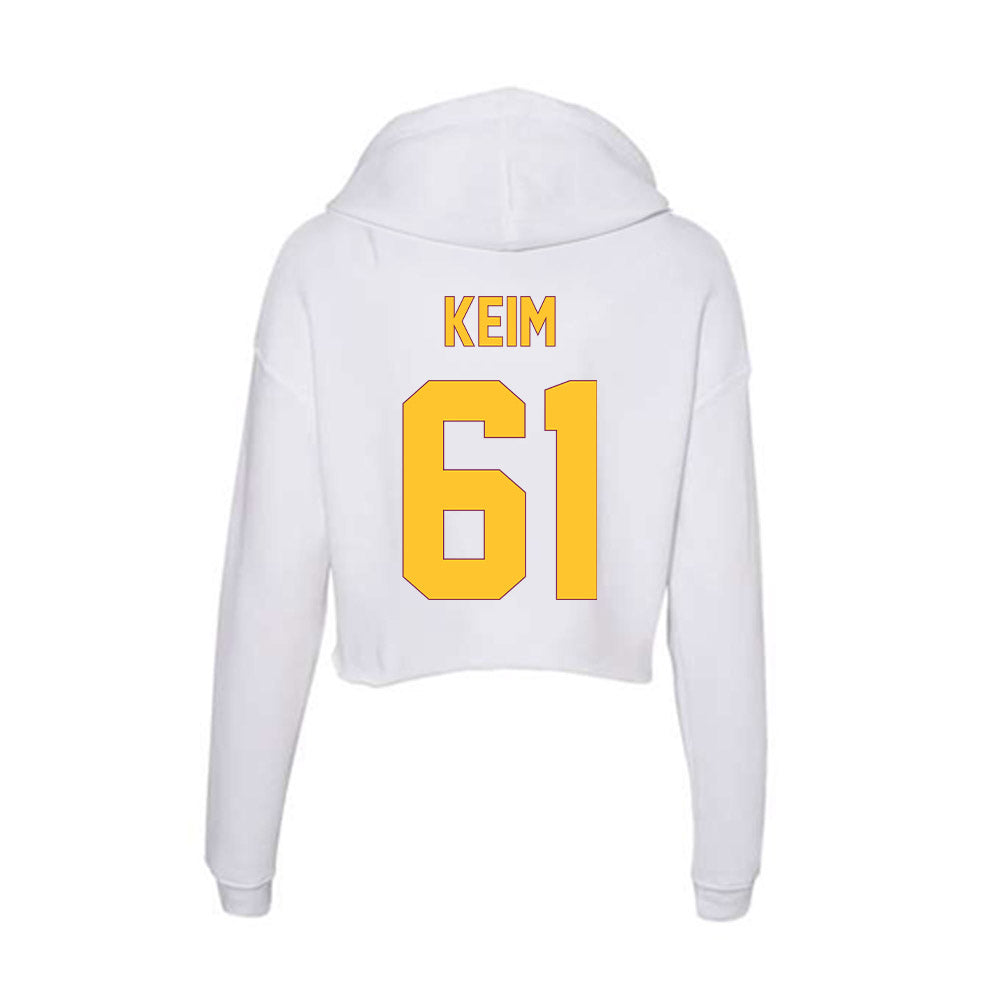 Arizona State - NCAA Football : Carson Keim - Classic Shersey Women's Crop Fleece Hoodie-1