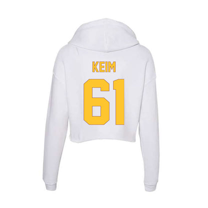 Arizona State - NCAA Football : Carson Keim - Classic Shersey Women's Crop Fleece Hoodie-1