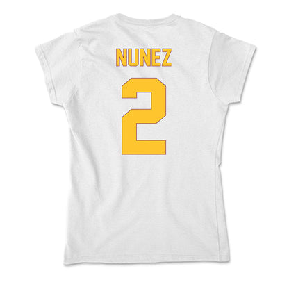 Arizona State - NCAA Men's Basketball : Austin Nunez - Classic Shersey Soft Style Women’s T-Shirt-1