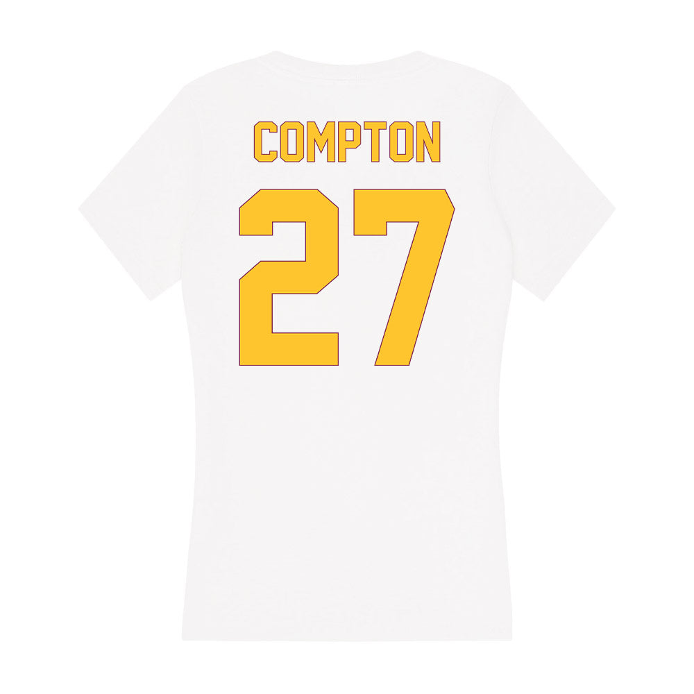 Arizona State - NCAA Baseball : Brandon Compton - Classic Shersey Women's V-Neck T-Shirt-1