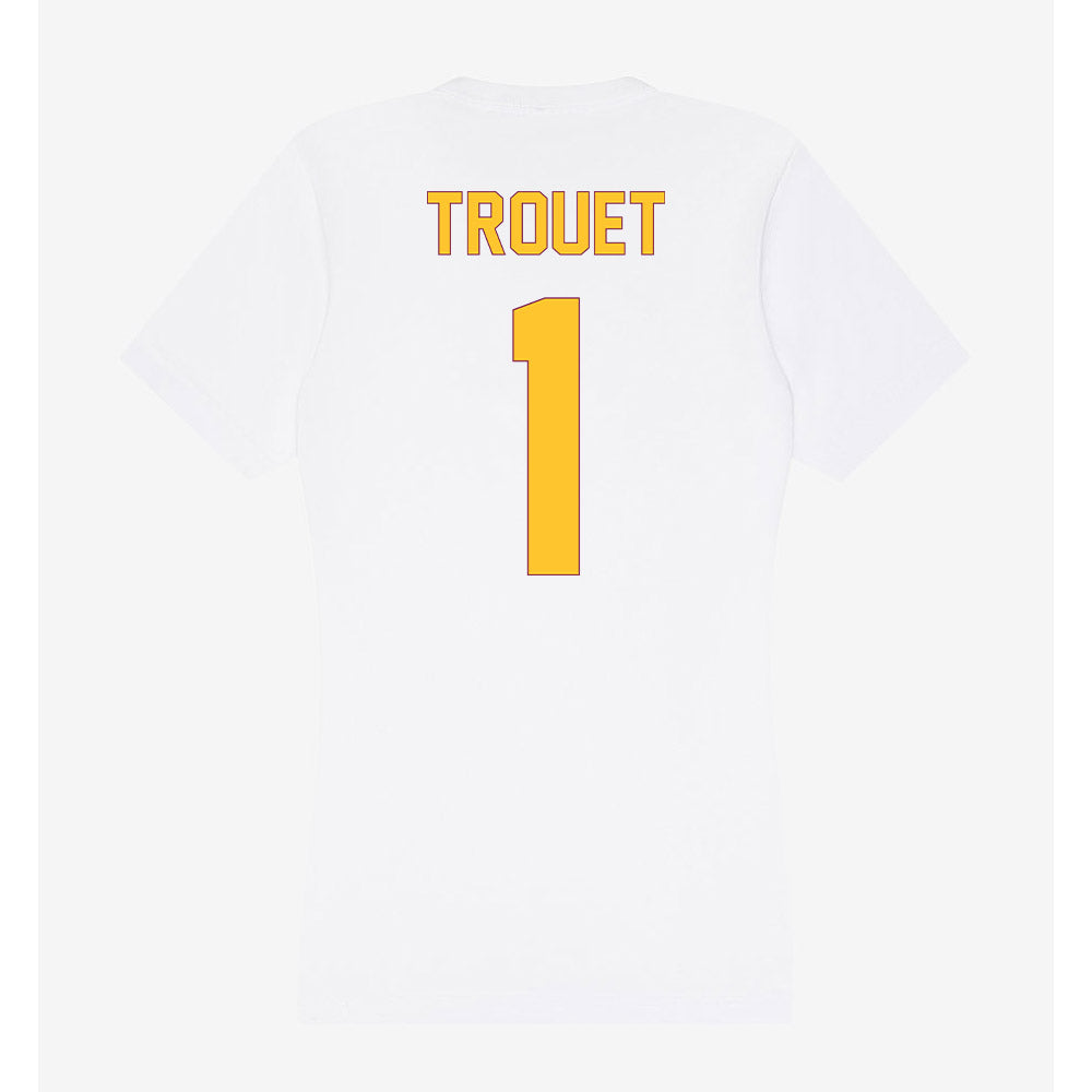 Arizona State - NCAA Men's Basketball : Santiago Trouet - Classic Shersey Women's V-Neck T-Shirt-1