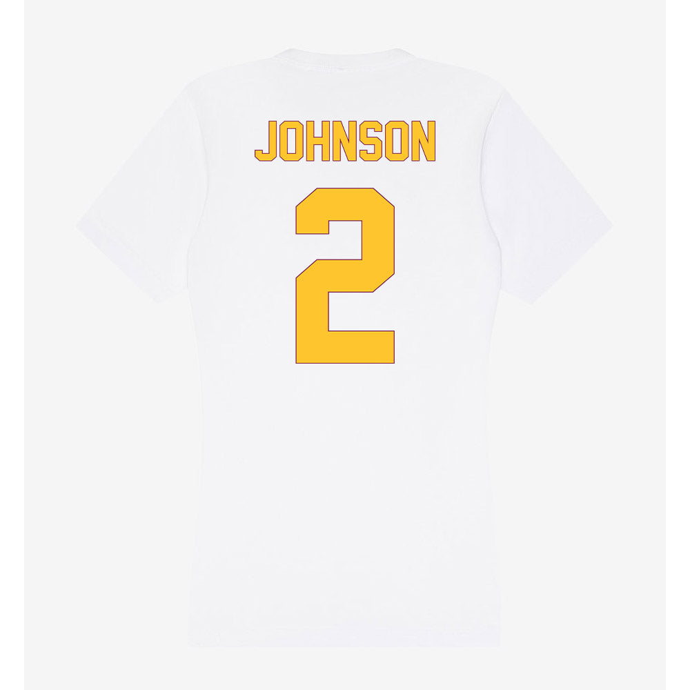 Arizona State - NCAA Men's Basketball : Anthony Johnson - Classic Shersey Women's V-Neck T-Shirt-1