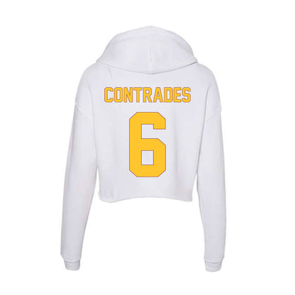 Arizona State - NCAA Baseball : Nu'u Contrades - Classic Shersey Women's Crop Fleece Hoodie-1