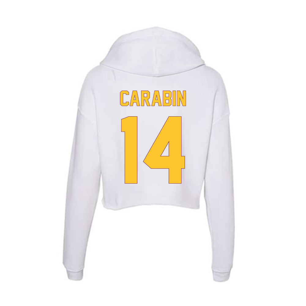 Arizona State - NCAA Women's Soccer : Allison Carabin - Classic Shersey Women's Crop Fleece Hoodie-1