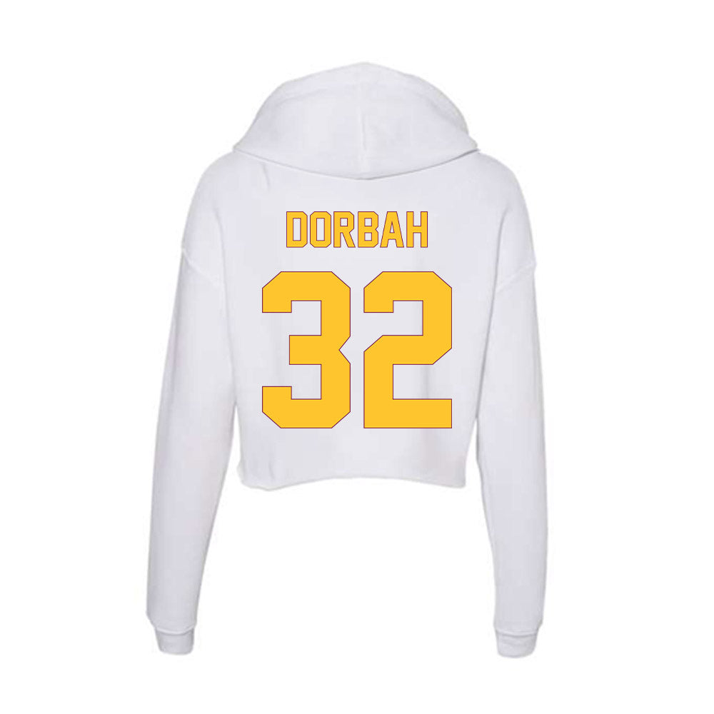 Arizona State - NCAA Football : Prince Dorbah - Classic Shersey Women's Crop Fleece Hoodie-1