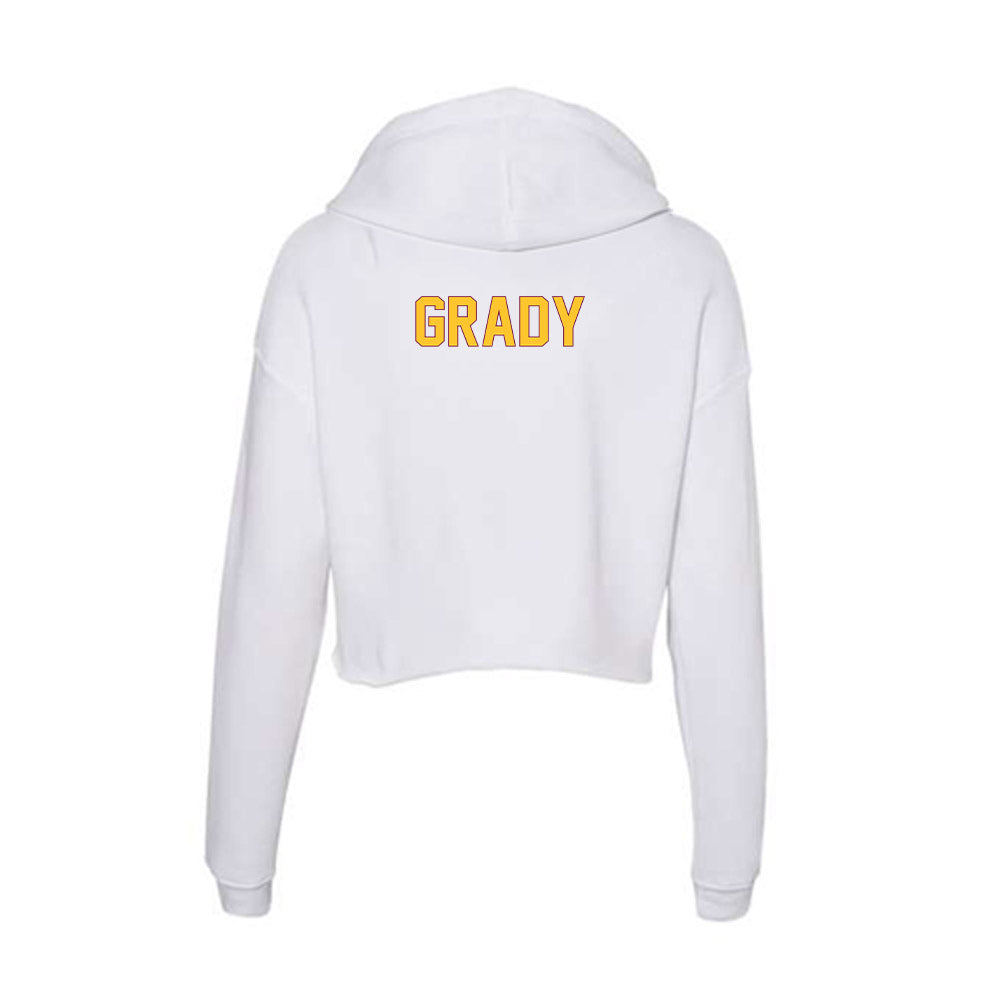 Arizona State - NCAA Men's Swimming & Diving : Reece Grady - Classic Shersey Women's Crop Fleece Hoodie-1