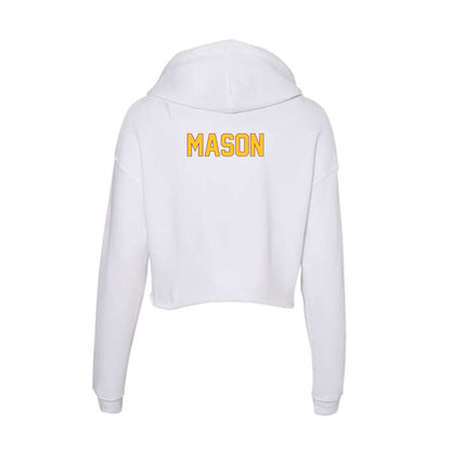 Arizona State - NCAA Men's Swimming & Diving : Jake Mason - Classic Shersey Women's Crop Fleece Hoodie-1