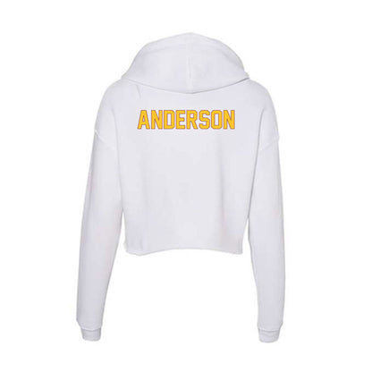 Arizona State - NCAA Men's Track & Field : Josiah Anderson - Classic Shersey Women's Crop Fleece Hoodie-1