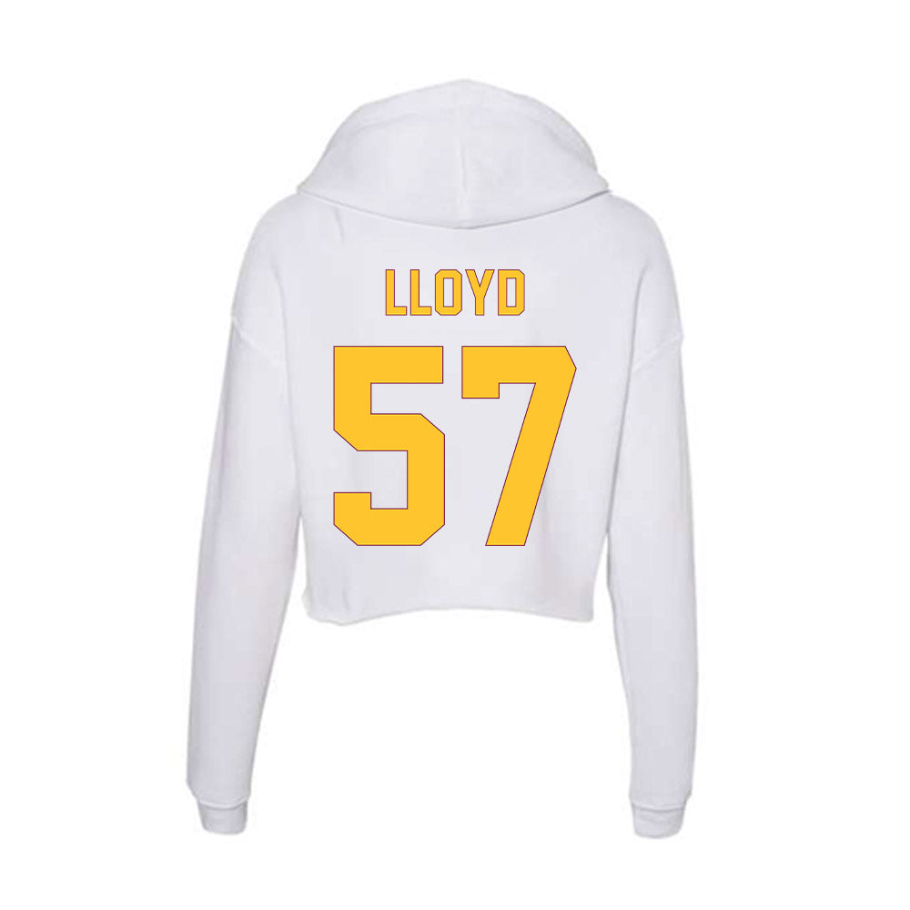 Arizona State - NCAA Football : Brandon Lloyd - Classic Shersey Women's Crop Fleece Hoodie-1