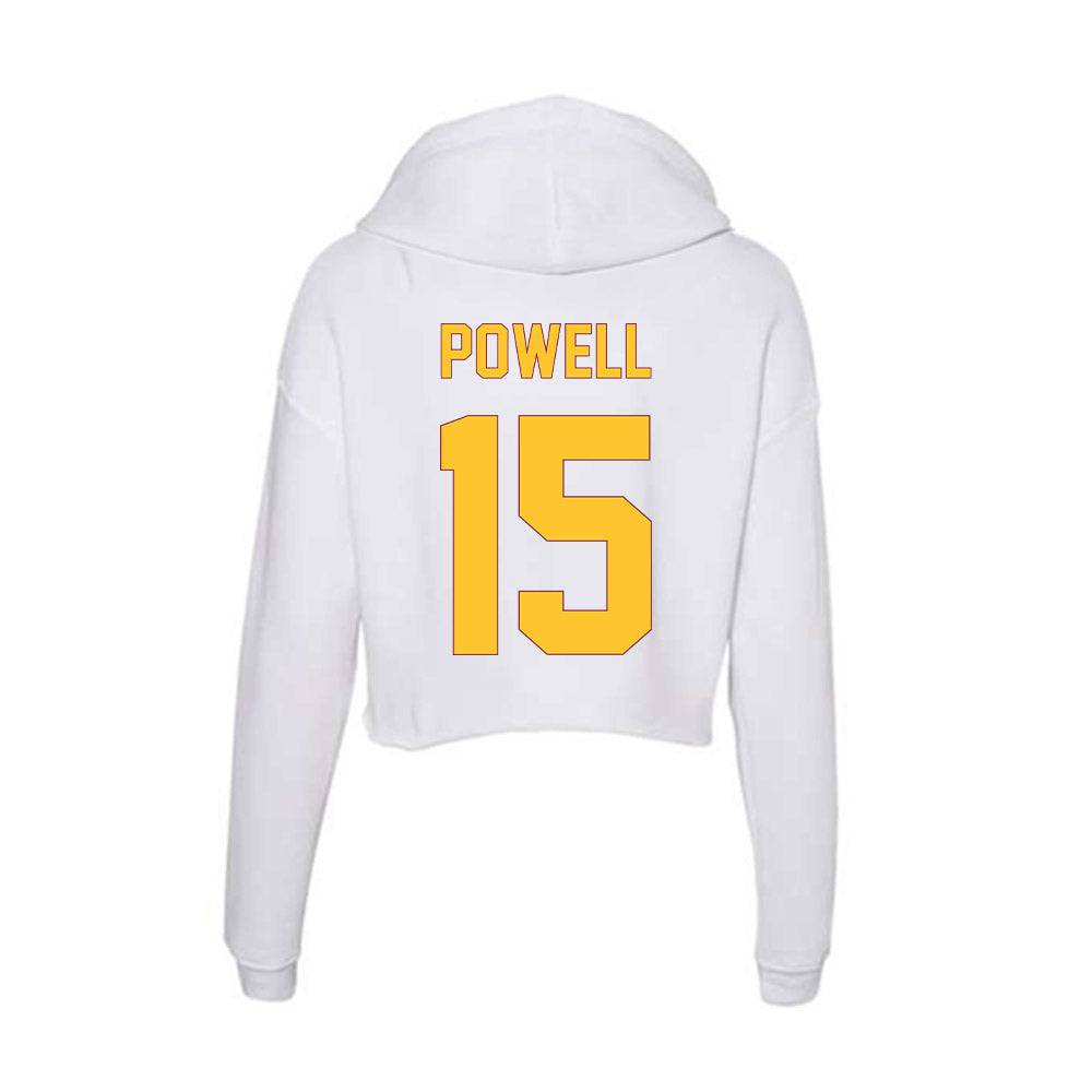 Arizona State - NCAA Men's Ice Hockey : Noah Powell - Classic Shersey Women's Crop Fleece Hoodie-1