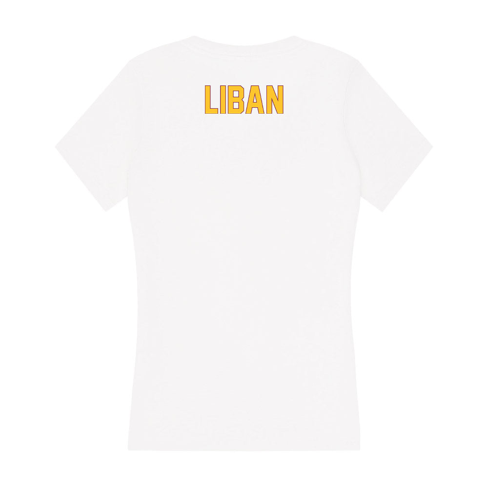 Arizona State - NCAA Men's Swimming & Diving : Caleb Liban - Classic Shersey Women's V-Neck T-Shirt-1