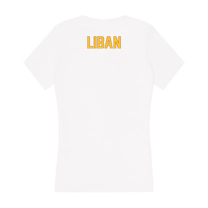 Arizona State - NCAA Men's Swimming & Diving : Caleb Liban - Classic Shersey Women's V-Neck T-Shirt-1