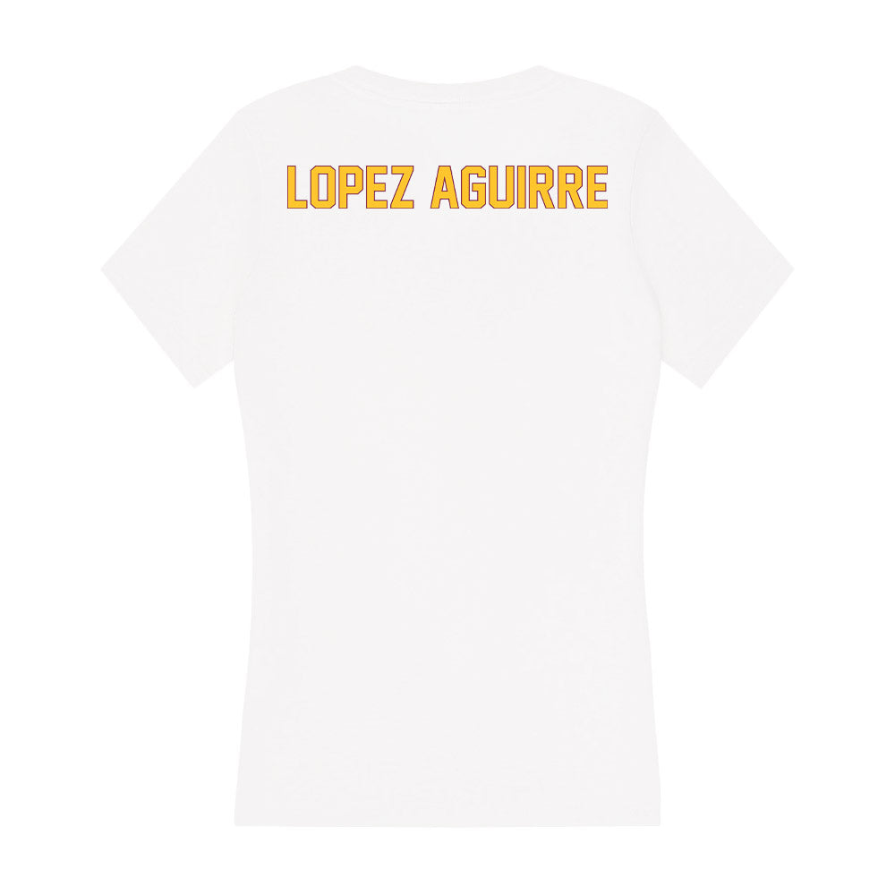 Arizona State - NCAA Triathlon : MJ Lopez Aguirre - Classic Shersey Women's V-Neck T-Shirt-1