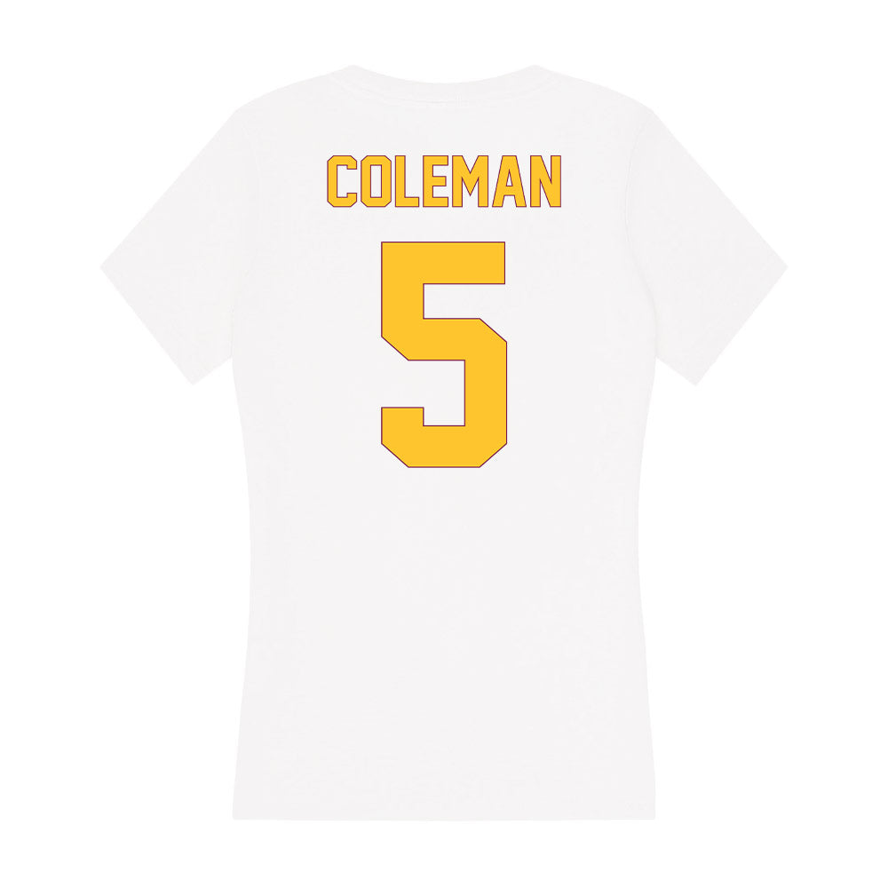 Arizona State - NCAA Women's Soccer : Olivia Coleman - Classic Shersey Women's V-Neck T-Shirt-1