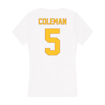 Arizona State - NCAA Women's Soccer : Olivia Coleman - Classic Shersey Women's V-Neck T-Shirt-1